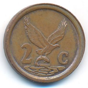 ЮАР, 2 цента (1992 г.)