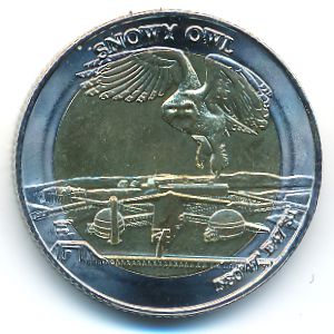 Арктические территории., 5 долларов (2023 г.)