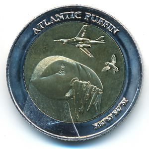 Арктические территории., 5 долларов (2023 г.)