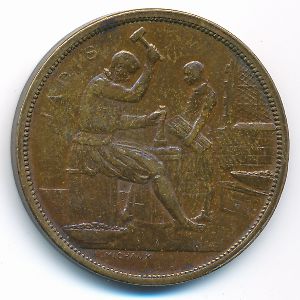 Бельгия., Токен (1910 г.)