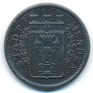 Менден., 50 пфеннигов (1919 г.)