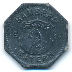 Бамберг., 10 пфеннигов (1917 г.)