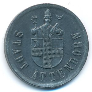 Аттендорн., 50 пфеннигов (1920 г.)