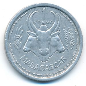 Мадагаскар, 1 франк (1948 г.)