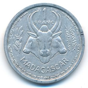 Мадагаскар, 1 франк (1948 г.)