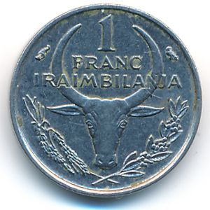 Мадагаскар, 1 франк (1966 г.)