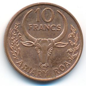 Мадагаскар, 10 франков (1996 г.)