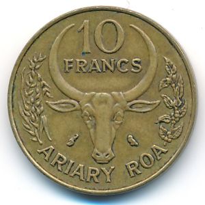 Мадагаскар, 10 франков (1971 г.)