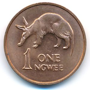 Замбия, 1 нгве (1983 г.)