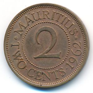 Маврикий, 2 цента (1962 г.)