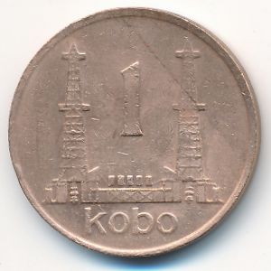 Нигерия, 1 кобо (1974 г.)