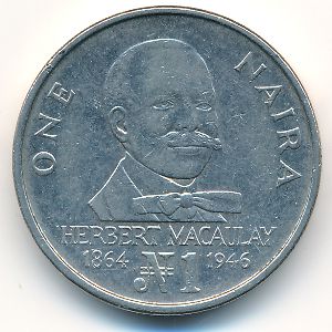 Нигерия, 1 найра (1991 г.)