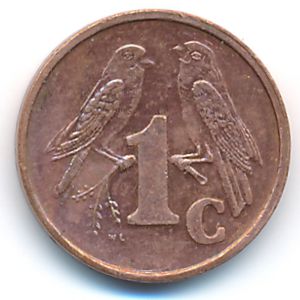 ЮАР, 1 цент (2001 г.)
