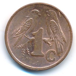 ЮАР, 1 цент (2001 г.)