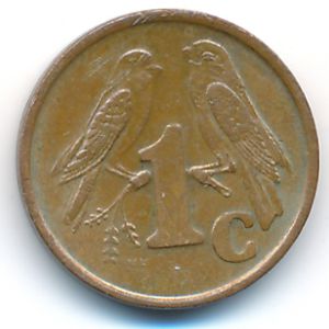 ЮАР, 1 цент (2001 г.)