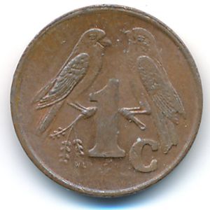 ЮАР, 1 цент (2001 г.)