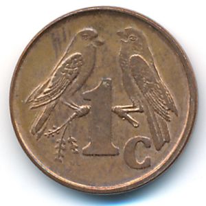 ЮАР, 1 цент (2001 г.)