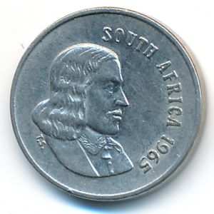 South Africa, 5 cents, 1965