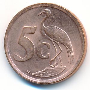 South Africa, 5 cents, 2003
