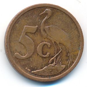 South Africa, 5 cents, 2006