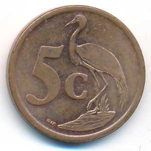 ЮАР, 5 центов (2007 г.)