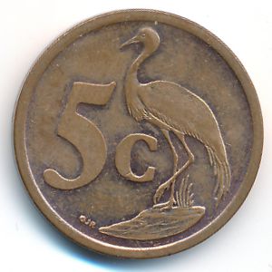 ЮАР, 5 центов (2007 г.)