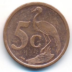 ЮАР, 5 центов (2009 г.)