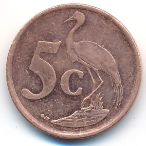 ЮАР, 5 центов (2010 г.)