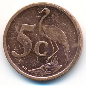 ЮАР, 5 центов (2010 г.)