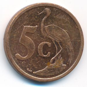 ЮАР, 5 центов (2010 г.)