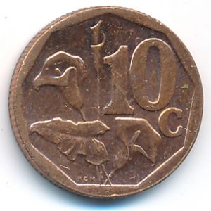 South Africa, 10 cents, 2015