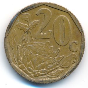 ЮАР, 20 центов (2003 г.)