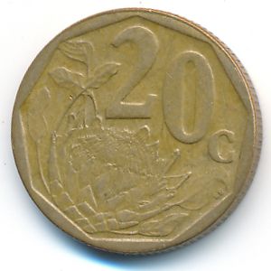 ЮАР, 20 центов (2003 г.)