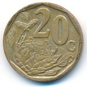 ЮАР, 20 центов (2004 г.)