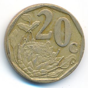 South Africa, 20 cents, 2007