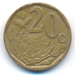 South Africa, 20 cents, 2007