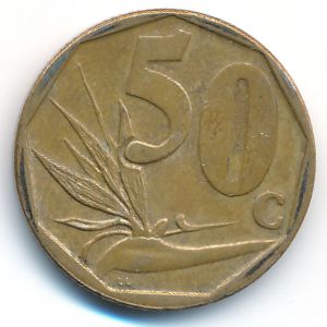 South Africa, 50 cents, 2007