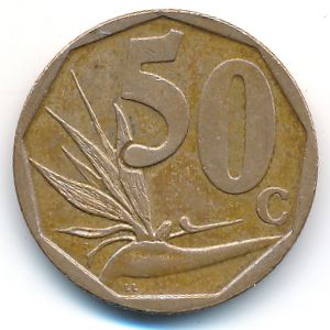 South Africa, 50 cents, 2007