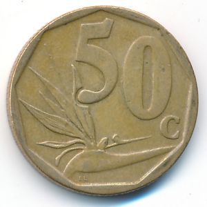 South Africa, 50 cents, 2008