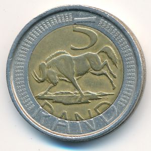 ЮАР, 5 рэндов (2005 г.)