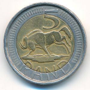 ЮАР, 5 рэндов (2005 г.)