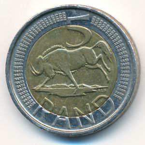 South Africa, 5 rand, 2011