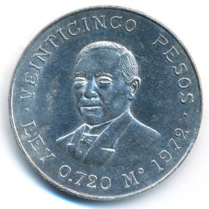 Мексика, 25 песо (1972 г.)