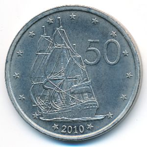 Острова Кука, 50 центов (2010 г.)