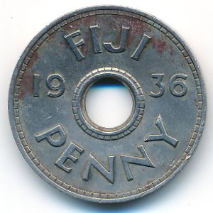 Фиджи, 1 пенни (1936 г.)