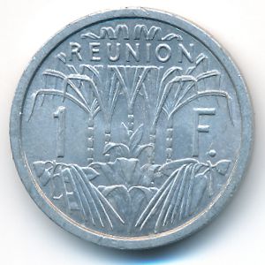 Реюньон, 1 франк (1964 г.)