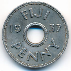 Фиджи, 1 пенни (1937 г.)