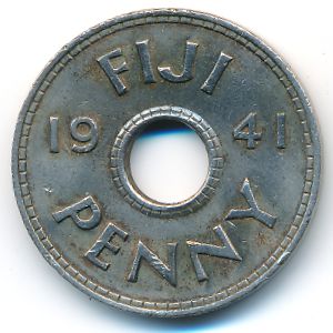 Фиджи, 1 пенни (1941 г.)