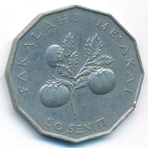 Тонга, 50 сенити (1991 г.)