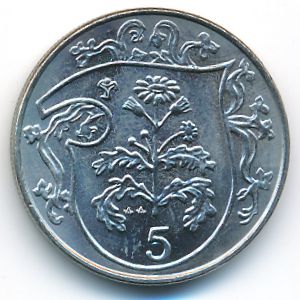 Остров Мэн, 5 пенсов (1985 г.)